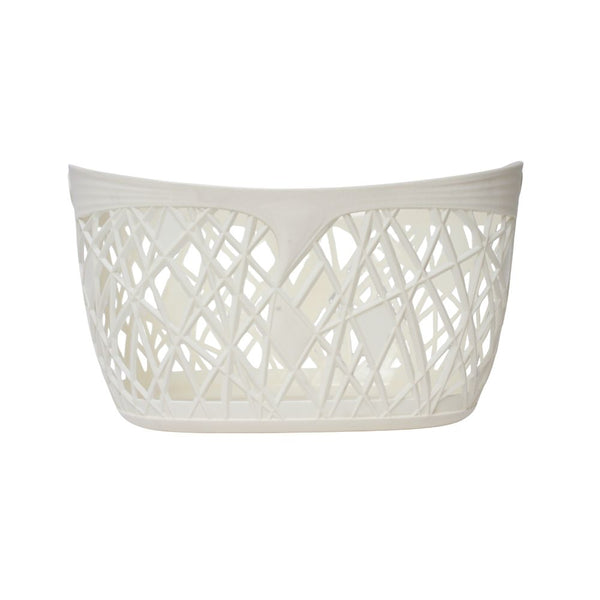 BASKET STORAGE OVAL  ABY-3629 CREAM LARGE