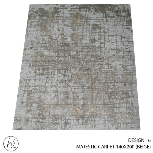 MAJESTIC CARPET (140X200) (DESIGN 16) (BEIGE)