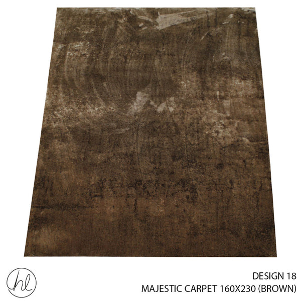 MAJESTIC CARPET (160X230) (DESIGN 18) (BROWN)