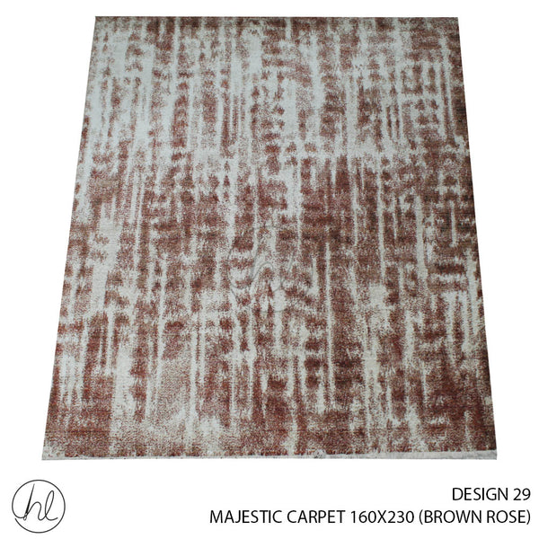 MAJESTIC CARPET (160X230) (DESIGN 29) (BROWN ROSE)