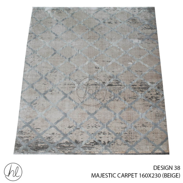 MAJESTIC CARPET (160X230) (DESIGN 38) (BEIGE)
