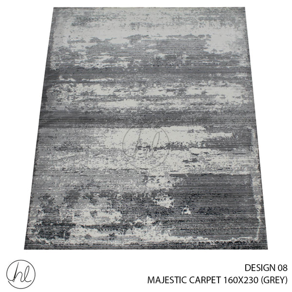 MAJESTIC CARPET (160X230) (DESIGN 08) (GREY)