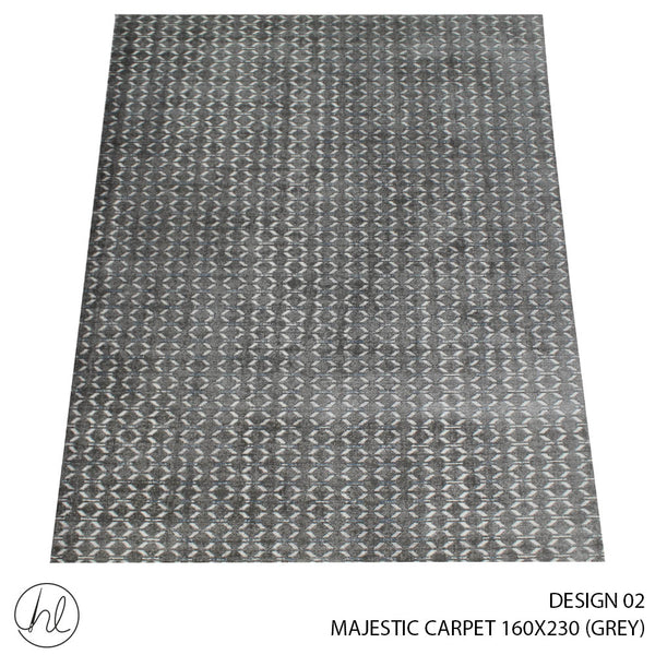 MAJESTIC CARPET (160X230) (DESIGN 02) (GREY)