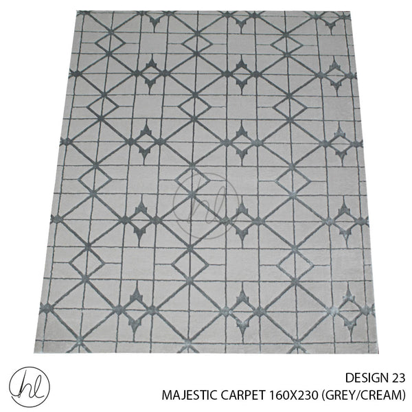 MAJESTIC CARPET (160X230) (DESIGN 23) (GREY)