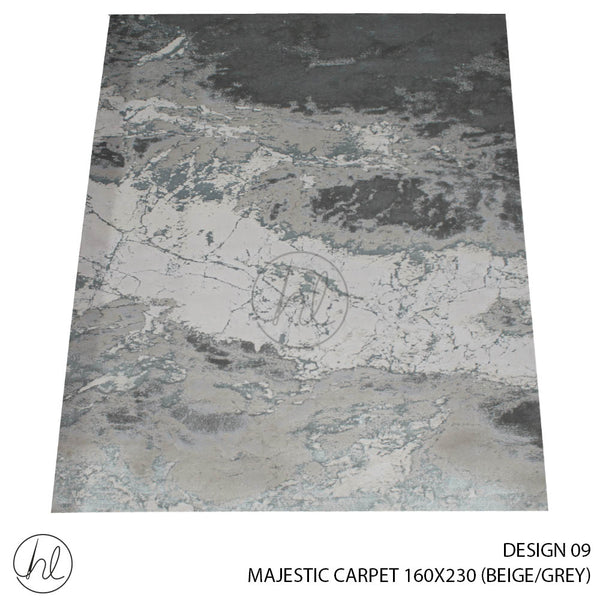 MAJESTIC CARPET (160X230) (DESIGN 09) (BEIGE/GREY)