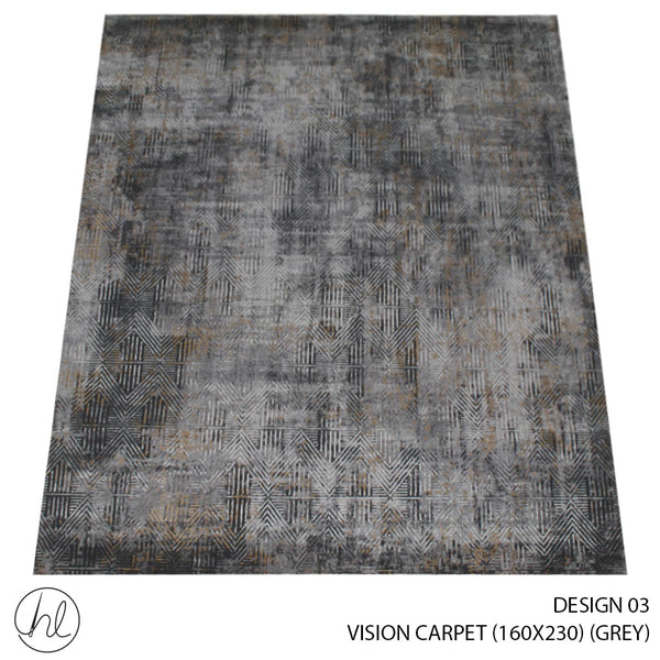 VISION CARPET (160X230) (DESIGN 03) (GREY)