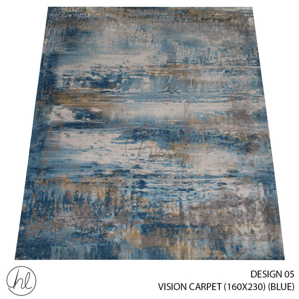 VISION CARPET (160X230) (DESIGN 05) (BLUE)