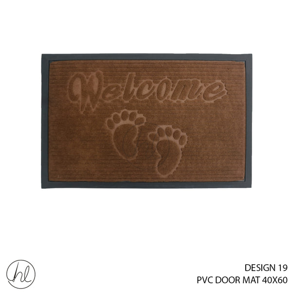 PVC DOOR MAT (40X60) (DESIGN 19) (COPPER)