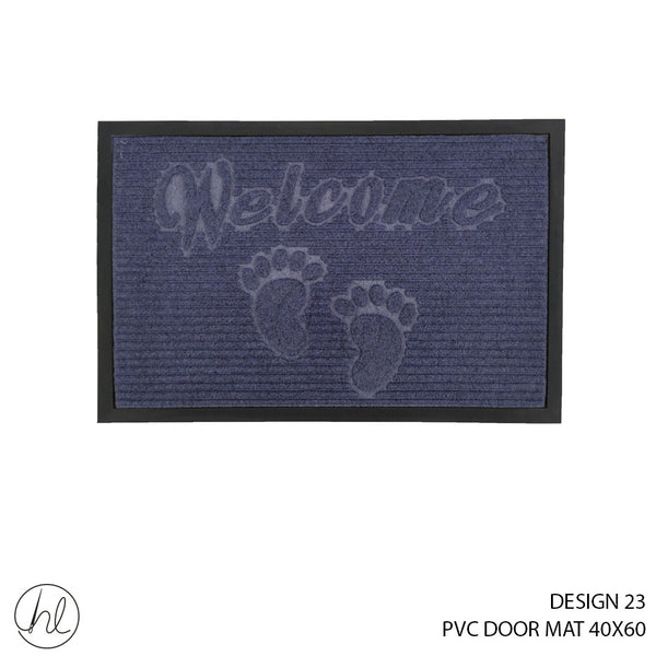 PVC DOOR MAT (40X60) (DESIGN 23) (MAUVE)