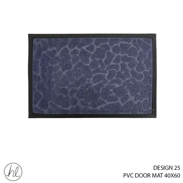 PVC DOOR MAT (40X60) (DESIGN 25) (MAUVE)