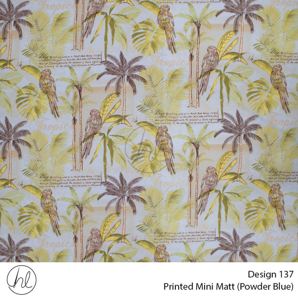 C/D Mini Mat Prt Tropical 781