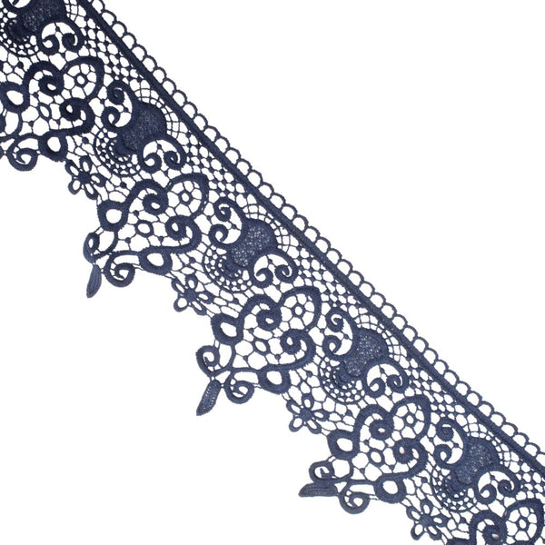 GUIPURE LACE  NAVY FREE 1