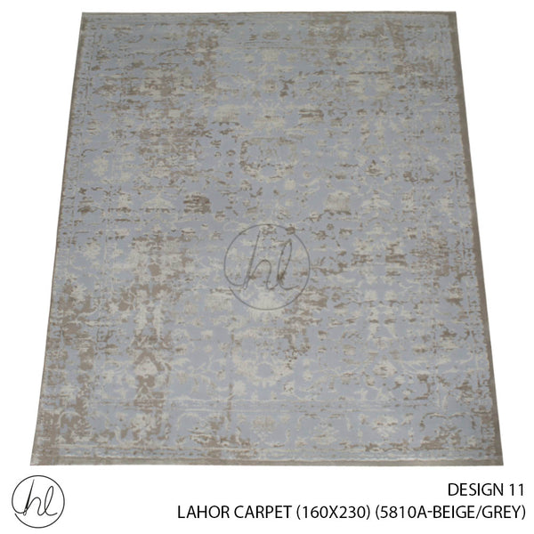 LAHOR CARPET (160X230) (DESIGN 11) (BEIGE/GREY)