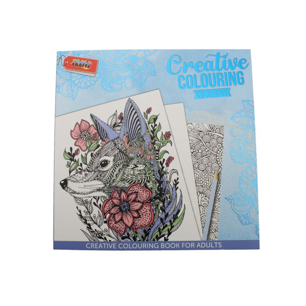 CREATIVE COLOURING BOOK - BLUE CCBB