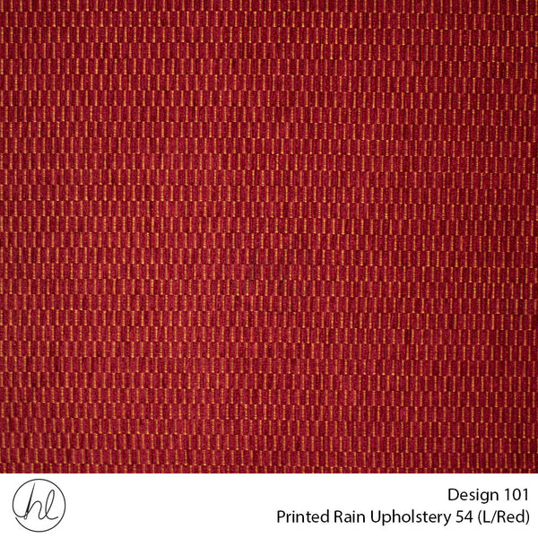 Printed Meteo Upholstery 54 (Design 101) (Light Red) (140cm Wide) Per m