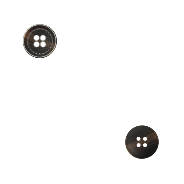 BUTTONS PLAIN 24"   BROWN FREE 1
