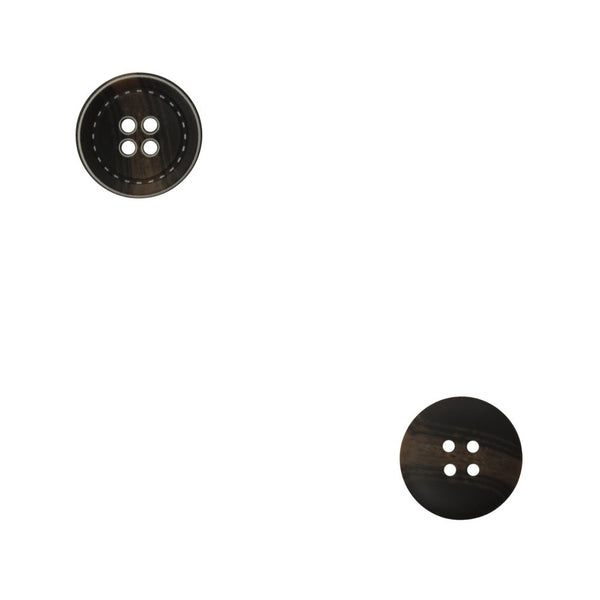BUTTONS PLAIN 34"   BROWN FREE 1