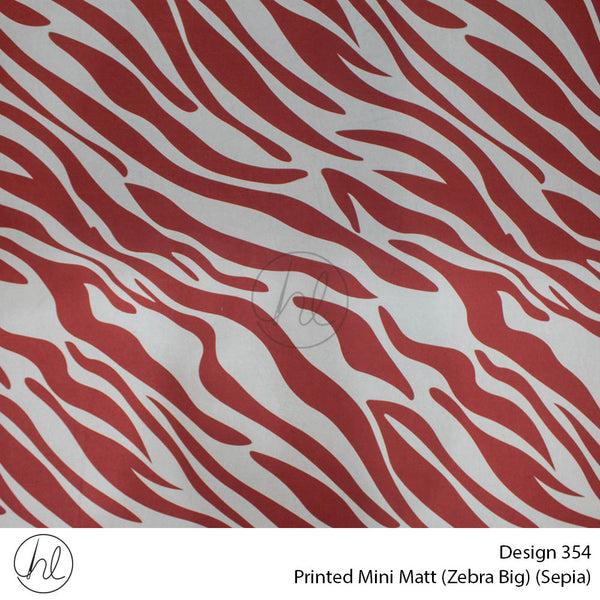 Mini Mat Prt Zebra Big