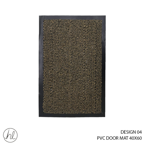 PVC DOOR MAT (40X60) (DESIGN 04) (BEIGE)