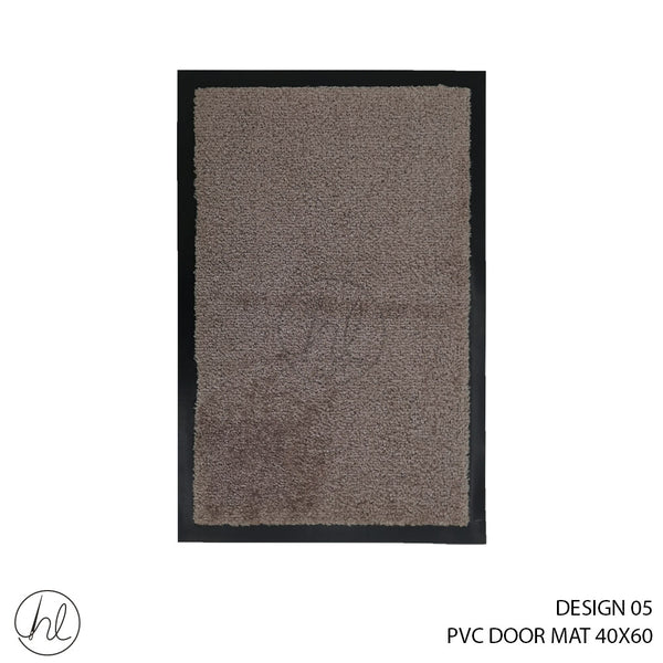 PVC DOOR MAT (40X60) (DESIGN 05) (UMBER)