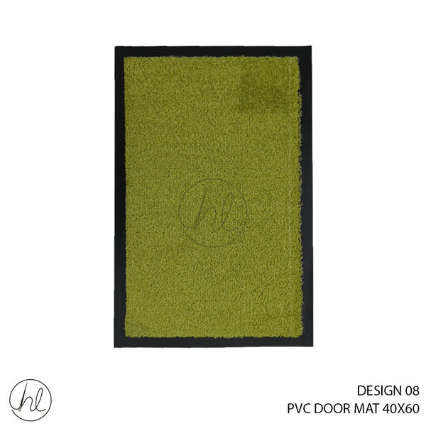 PVC DOOR MAT (40X60) (DESIGN 08) (LIME)