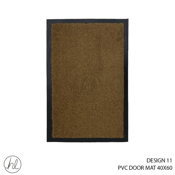 PVC DOOR MAT (40X60) (DESIGN 11) (DARK GOLD)