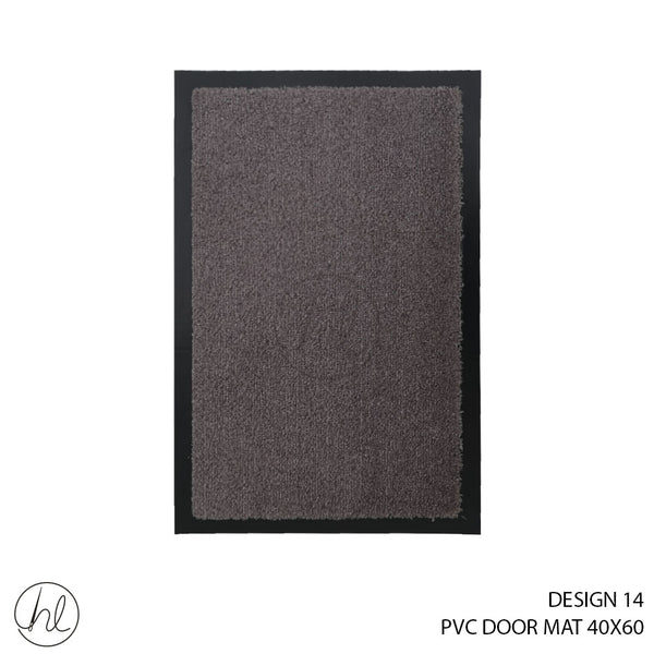 PVC DOOR MAT (40X60) (DESIGN 14) (GREY)