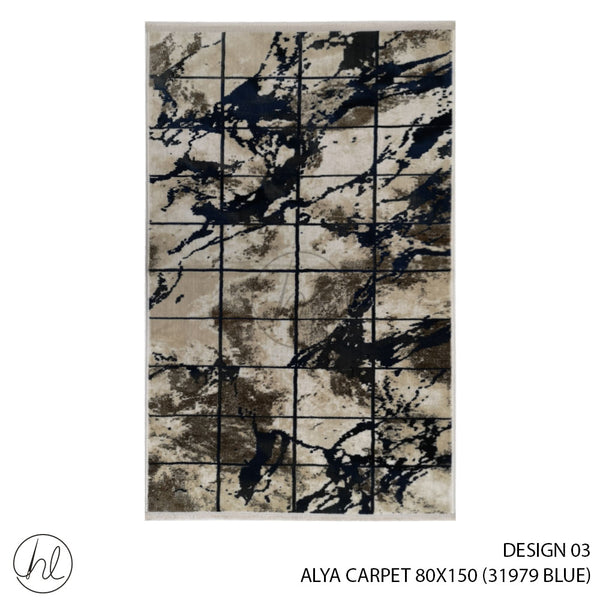 ALYA CARPET (80X150) (DESIGN 03) (BLUE)