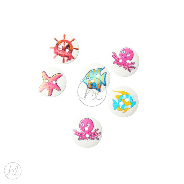 BUTTONS FISH  MULTI FREE 1