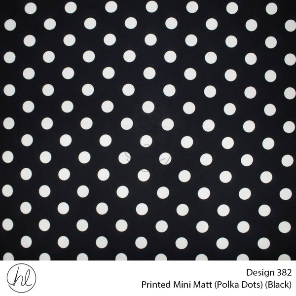 Mini Mat Prt Polka Dots