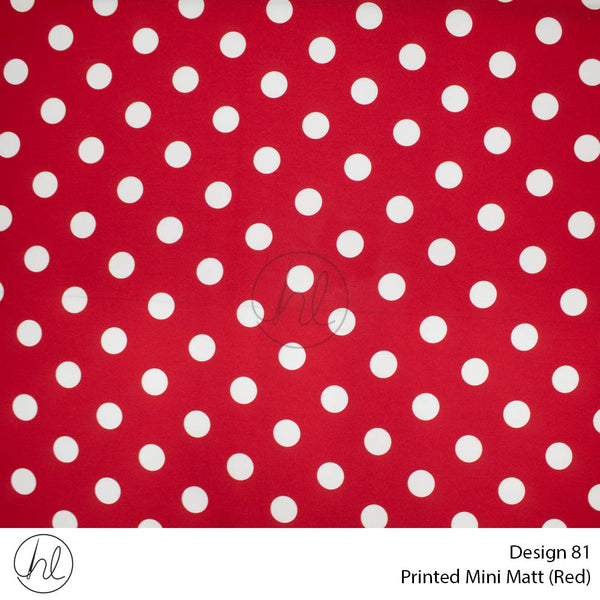 C/D Mini Mat Prt Polka Dots