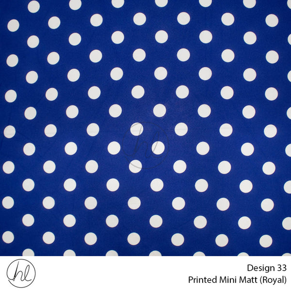 C/D Mini Mat Prt Polka Dots 53