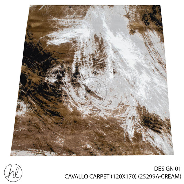 CAVALLO CARPET 120X170 (DESIGN 01) (CREAM)