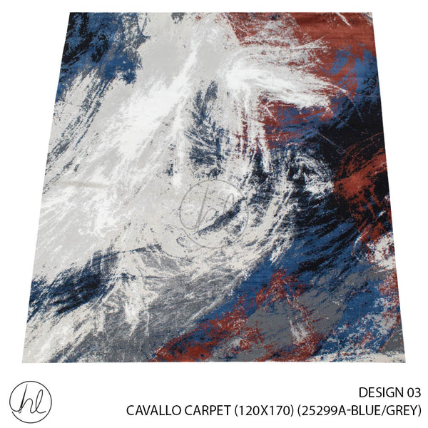 CAVALLO CARPET 120X170 (DESIGN 03) (BLUE/GREY)