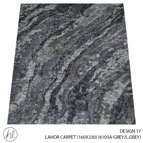 LAHOR CARPET (160X230) (DESIGN 17) (GREY/LIGHT GREY)