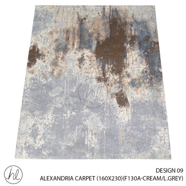 ALEXANDRIA CARPET (160X230) (DESIGN 09) (CREAM/L.GREY)