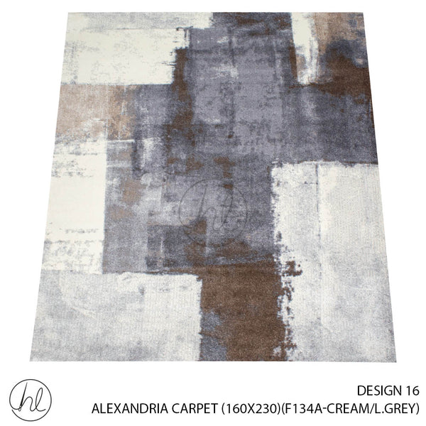 ALEXANDRIA CARPET (160X230) (DESIGN 16) (L.GREY/CREAM)