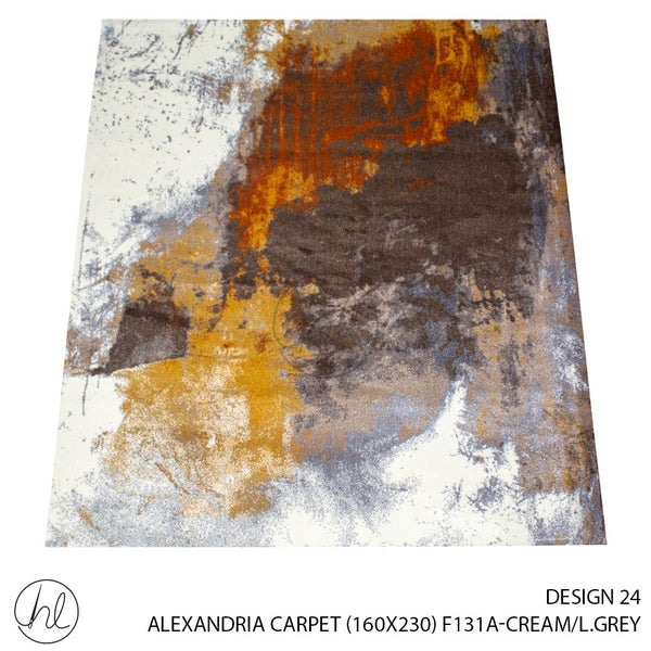 ALEXANDRIA CARPET (160X230) (DESIGN 24) (CREAM/L.GREY)