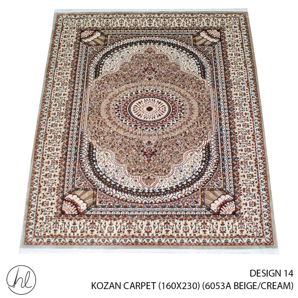 Kozan Carpet (160X230) (Design 14) (Beige/Cream)