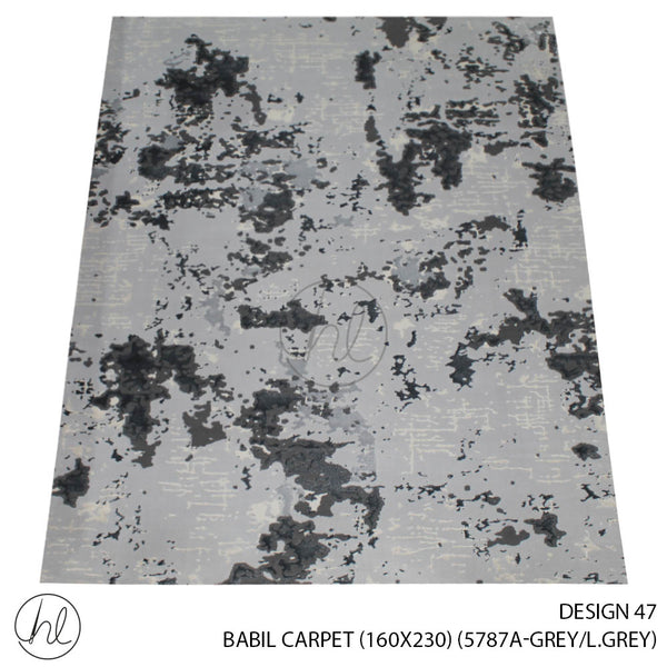 BABIL CARPET (160X230) (DESIGN 47) (GREY/LIGHT GREY)