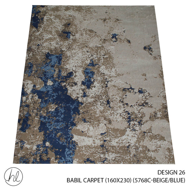 BABIL CARPET (160X230) (DESIGN 26) (BEIGE/BLUE)