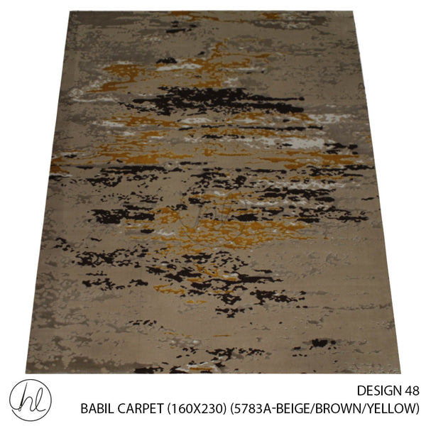 BABIL CARPET (160X230) (DESIGN 48) (BEIGE/BROWN/YELLOW)