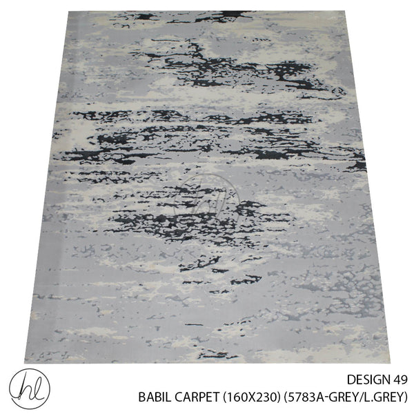 BABIL CARPET (160X230) (DESIGN 49) (GREY/LIGHT GREY)