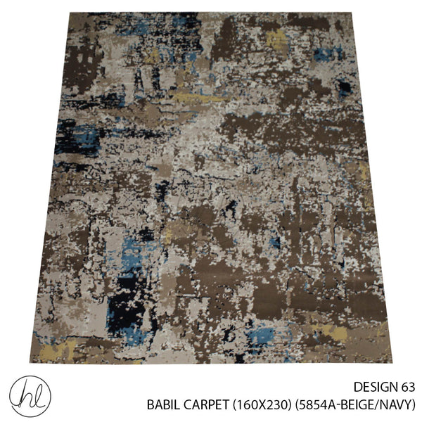 BABIL CARPET (160X230) (DESIGN 63) (BEIGE/NAVY)