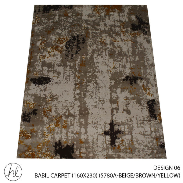 BABIL CARPET (160X230) (DESIGN 06) (BEIGE/BROWN/YELLOW)