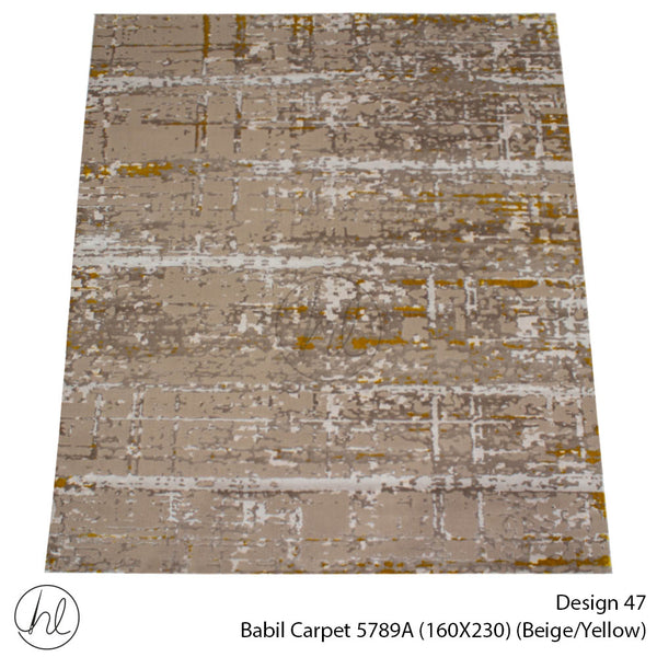 Babil Carpet (160X230) (Design 47) (Light Beige/Yellow)