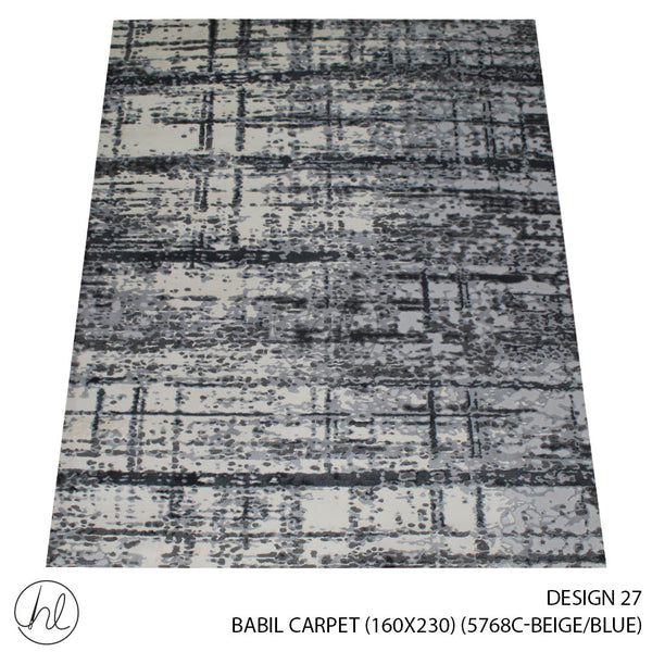 BABIL CARPET (160X230) (DESIGN 27) (BEIGE/BLUE)