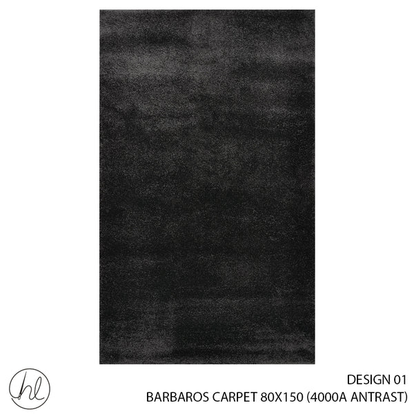 BARBAROS CARPET (80X150) (DESIGN 01) (CHARCOAL)