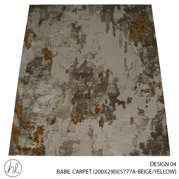 BABIL CARPET (200X290) (DESIGN 04) (BEIGE/YELLOW)