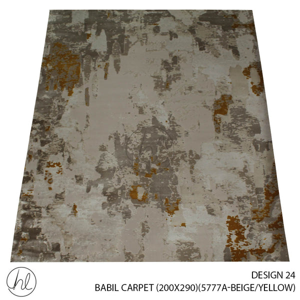 BABIL CARPET (200X290) (DESIGN 24) (BEIGE/YELLOW)
